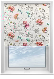 Borneo, Orchid - Motorised Roman Blind